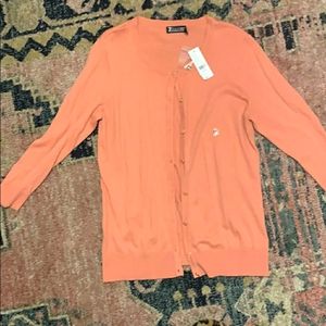 New York & Company 3/4 sleeve pink cardigan